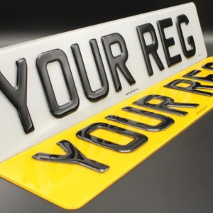 3D Gel Number Plate Set (Show Plates)