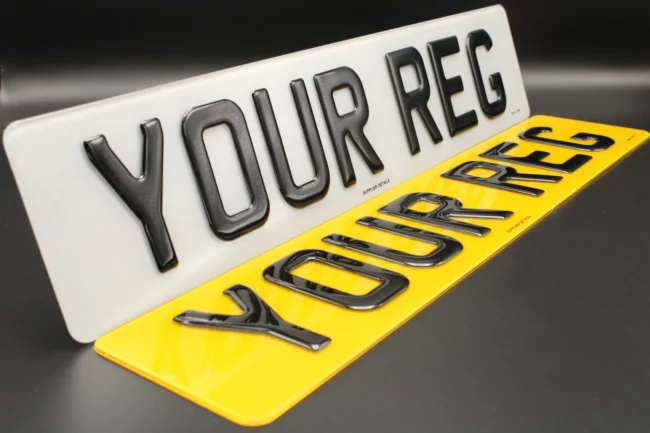 3D Gel Number Plate Set (Show Plates)