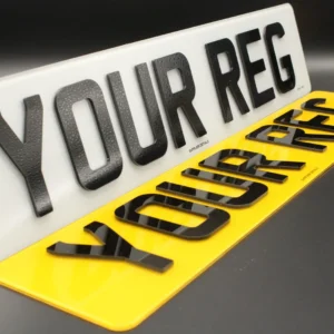 4D Acrylic Number Plate Set (Show Plates)