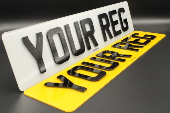 4D Acrylic Number Plate Set (Show Plates)