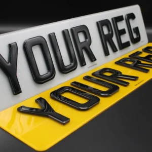 4D Gel Number Plate Set (Show Plates)