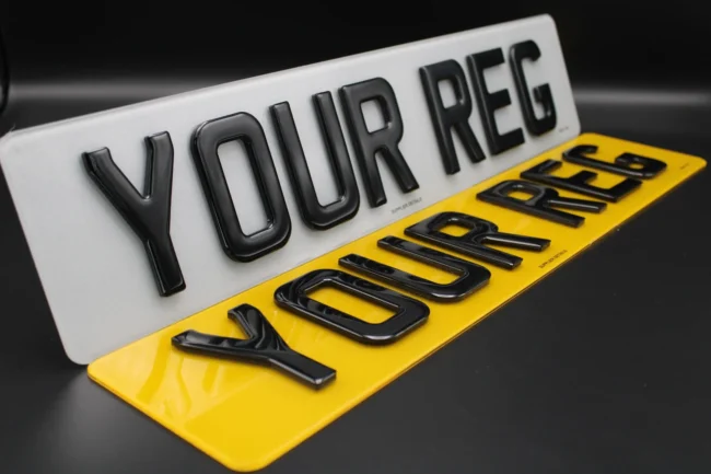 4D Gel Number Plate Set (Show Plates)