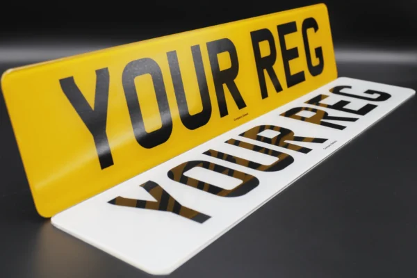 Standard Number Plate Set